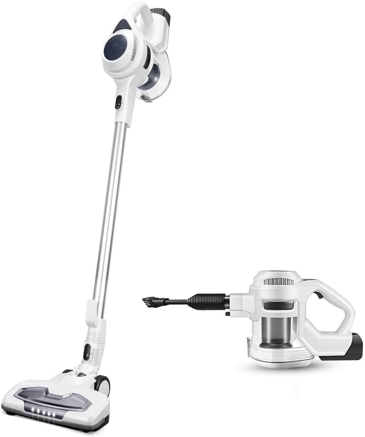 MOOSOO Cordless Vacuum Cleaner Strong 15Kpa