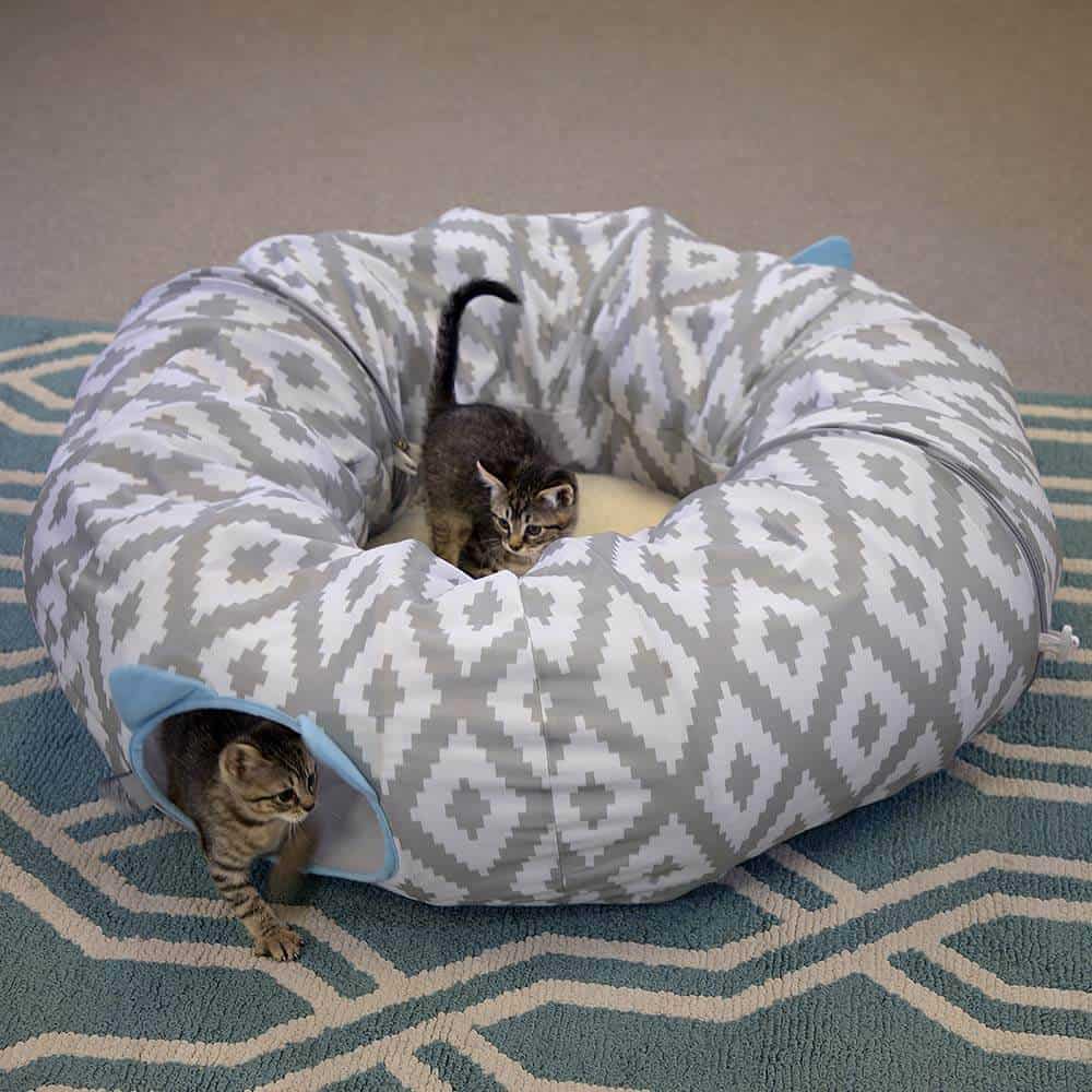Kitty City Large Cat Tunnel Bed