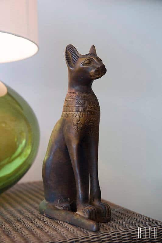 A sacred cat figurine