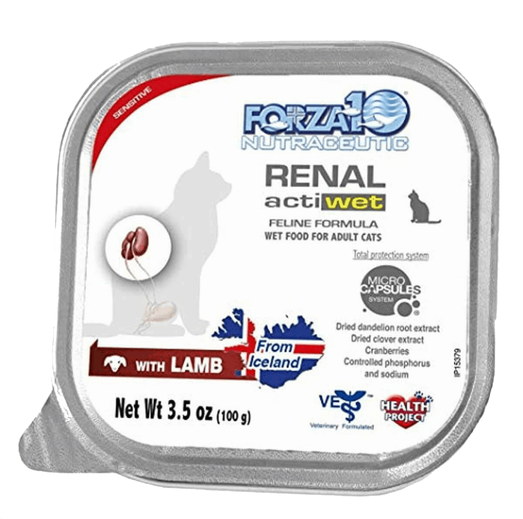 Forza10 Wet Cat Food Kidney RENAL ACTIWET with Lamb