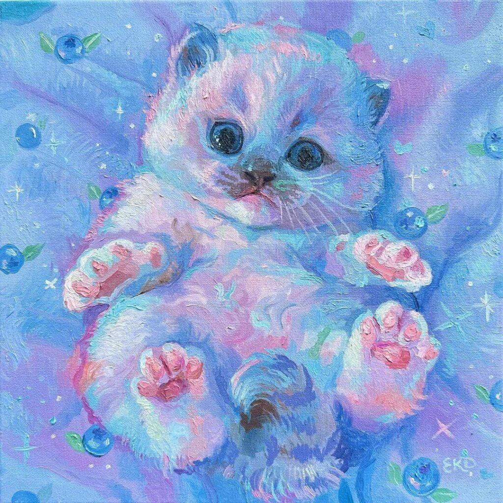 Blueberry Muffin Kitty