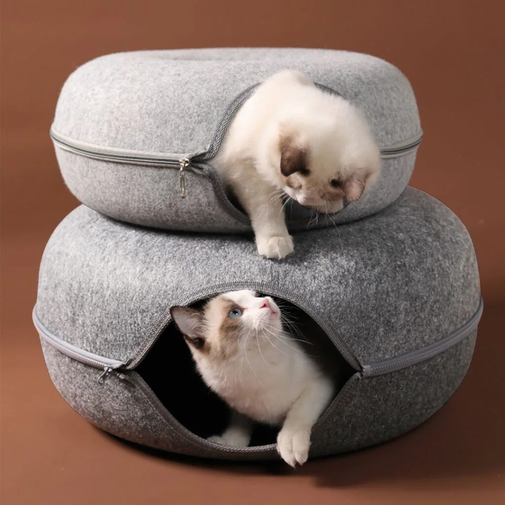 Cozy Double Decker Donut Tunnel Bed
